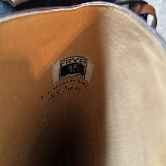 Frye Color-block Riding Boots Size 10 - Picture 7 of 7